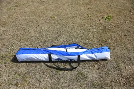JAX3 Blue packed in its carry bag