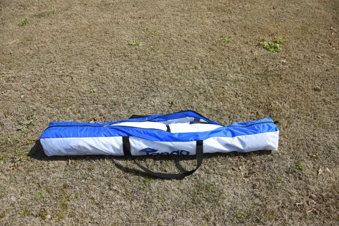 JAX3 Blue packed in its carry bag