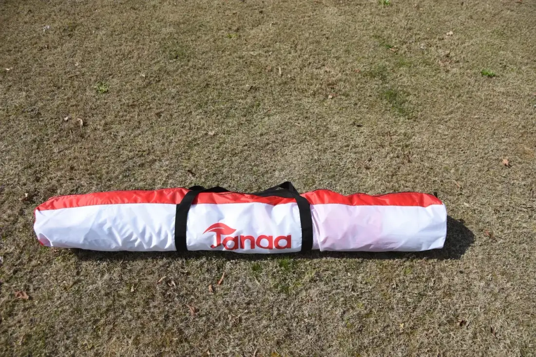 JAX3 Red packed in its carry bag